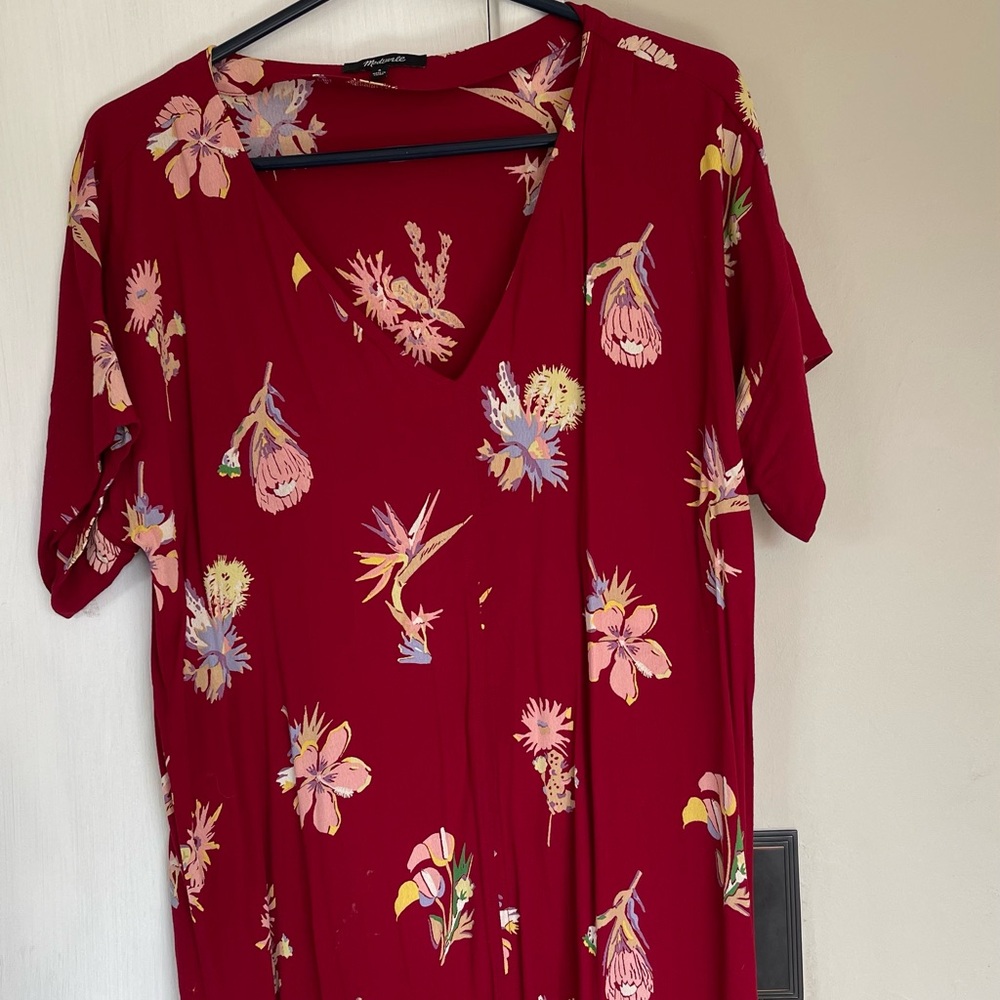 Floral V-Neck Dress